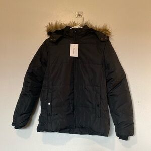 Chrisuno Water Resistant  Fleece Lined Outwear Ski Snow Jacket Removable Hood